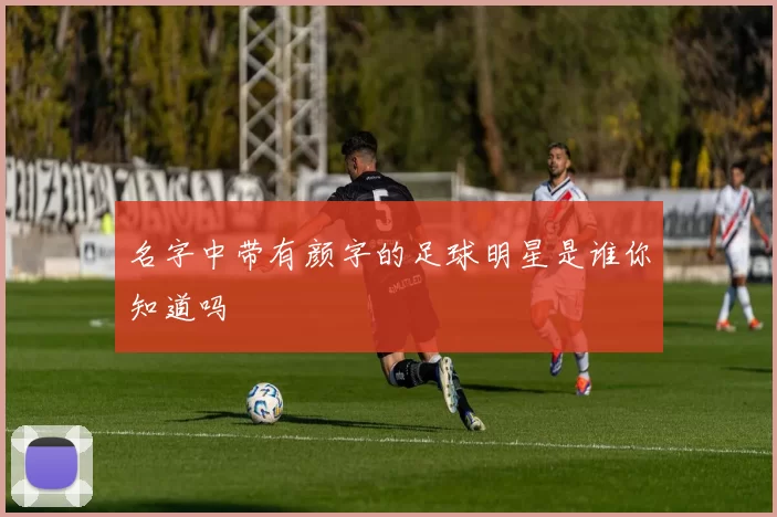 名字中带有颜字的足球明星是谁你知道吗
