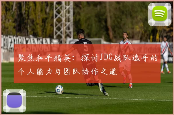 聚焦和平精英：探讨JDG战队选手的个人能力与团队协作之道